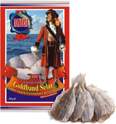Produktbild von EuroAsia Trockenfisch Goldband Selar Original 36g