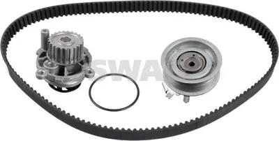 Produktbild von SWAG 30 93 2814 Zahnriemensatz + Wasserpumpe für VW Golf IV Schrägheck (1J1) GOLF VI (5K1) Golf V Schrägheck (1K1) TOURAN (1T1, 1T2) Passat Variant