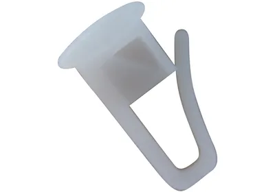 Produktbild von rewagi 10 Stück Gleiter mit Flachkopf, Gardinengleiter - 9 mm x 9 mm