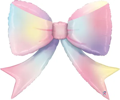 Produktbild von 41" Folienballon Shape Schleife | 104 cm - Bunt