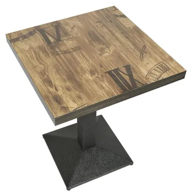 Produktbild von Quadratischer Esstisch - Bartisch Küchentisch 60x60x75 cm - Holzgestell - Industrial skandinavisches Design - Europäischer Stil