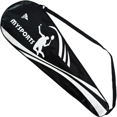 Produktbild von Badmintontasche für 2 Schläger, wasserdicht Oxford Stoff, Stoßschutz, 70 x 22 x 2.5 cm