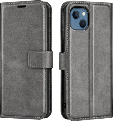 Produktbild von iPhone 14 Plus Hülle - Coverup Deluxe Klapphülle - Grau