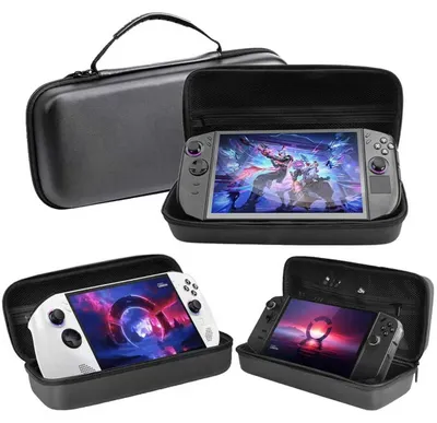 Produktbild von Solidchoice – Hartschalen-Reiseetui für Gaming-Konsolen mit Standfuß