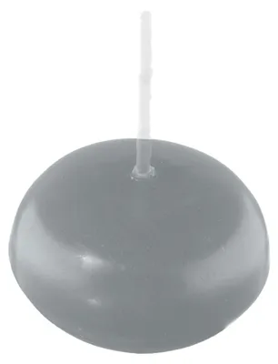 Produktbild von Schwimmkerzen Silbergrau 26 x Ø 42 mm, 40 Stück