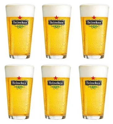 Produktbild von Heineken Biergläser Vase 250 ml - 6 Stück