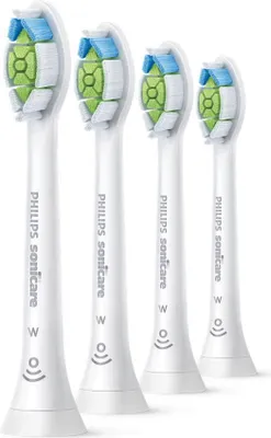 Produktbild von Philips HX6064/87 Sonicare Optimal White, 4er-Pack, Weiß Aufsteckbürsten (Kompatible Zahnbürsten: Philips Sonicare)