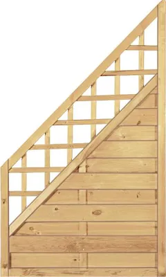 Produktbild von T&J Maxi Massivzaun Ranki Ecke 90 x 150/60 cm