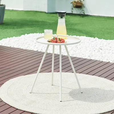 Obrázek produktu pro Venkovní stolek 'Fosen' 55 x Ø 42 cm Bílá