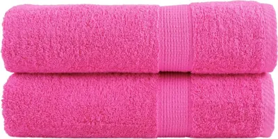 Produktbild von Premium Badetücher SOLUND 2 Stk. Rosa 100x150 cm 600 g/m²