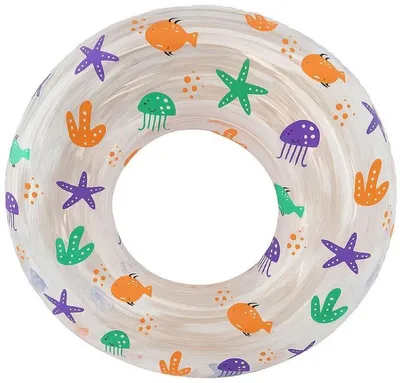 Produktbild von Swim Essentials Schwimmring 55 cm Transparent Sea Life | Schwimmreifen Reifen Ring Schwimmhilfe