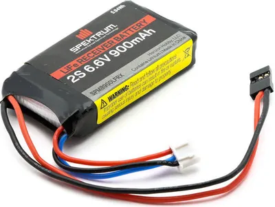 Produktbild von Spektrum 900mAh 2S 6,6V Li-Fe Empfängerakku