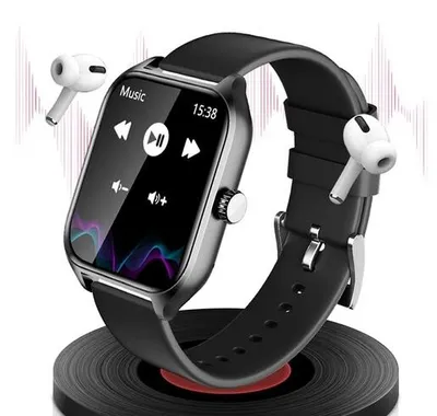 Productafbeelding van Partij van 15 x Smartwatch voor Dames en Heren - voor Android - IP67 Waterdicht - Stappenteller - Horloge - Activity Tracker Smartwatches - Zwart