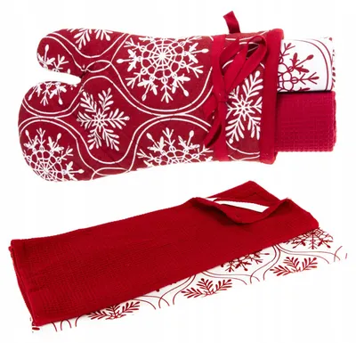 Produktbild von Moraj Weihnachts-Küchenset: Topflappen & Geschirrtücher, Geschenkidee