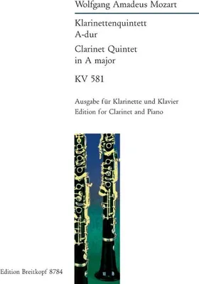 Produktbild von Klarinettenquintett A-Dur KV581für Klarinette in A und Klavier