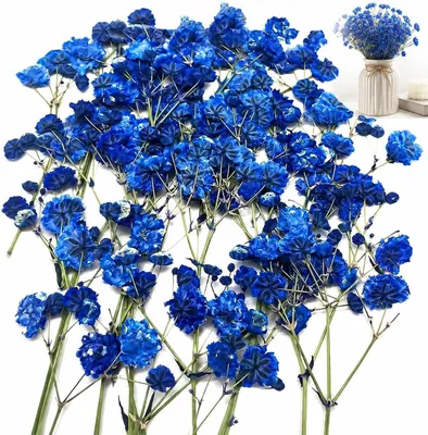 Imagen del producto de Flores artificiales y flores secas, 50 unidades, decoración artificial para el hogar