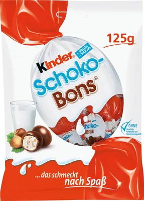 Image de Kinder Schokolade Schoko-Bons 458393 125 g/Pack.