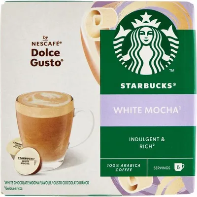 Produktbild von Dolce Gusto White Mocha 123g Kapsel Kaffee - Starbucks
