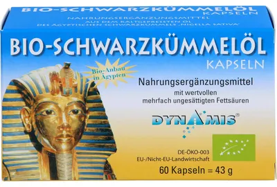 Produktbild von DYNAMIS -Schwarzkümmelöl Kapseln, 60 St. Kapseln