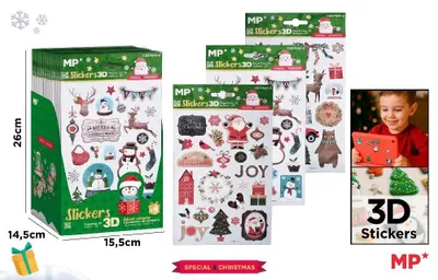 Image de Autocollants De Noël En 3D