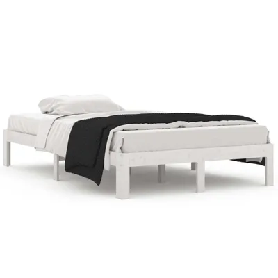 Immagine prodotto di vidaXL Letto in legno massiccio senza materasso bianco 120x200 cm legno di pino