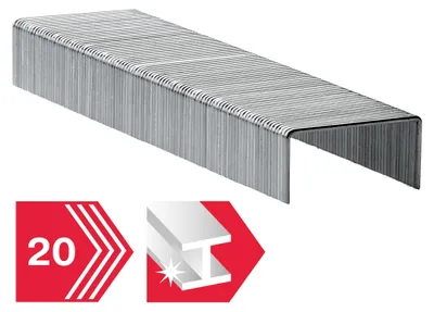Produktbild von Rexel Nr. 56 Heftklammern, bis zu 20 Blatt, graue Box mit 20 x 1000 Heftklammern