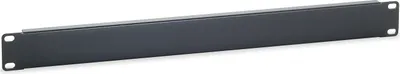 Produktbild von Equip 19" Blank Panel, 1U, Schwarz, Blindplatte, Schwarz, 276 g