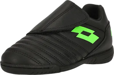 Produktbild von Lotto Fußballschuh Milano 700 mit praktischer Gummisohle 1NI - All Black/Spring Green 26