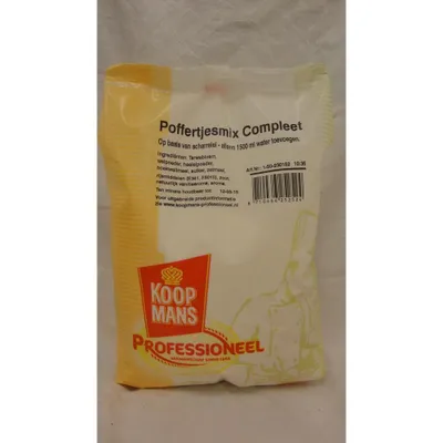 Produktbild von Koopmans Professioneel Poffertjesmix Compleet 1000g Packung (Poffertjes Komplettmischung)