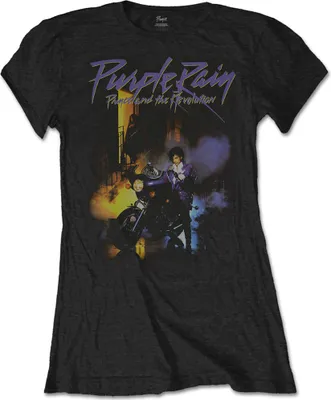 Produktbild von Prince Purple Rain Black S Damen T-Shirt
