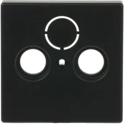 Produktbild von Busch-Jaeger 1743-885, Schwarz, konventionell, Busch-Jaeger, Matte, 0230-0-0250, SAT + TV + Radio