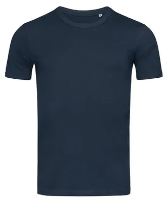 Image de T-shirt à col rond Stedman Stars pour homme Morgan LT842 (L) (bleu marine)