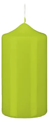 Produktbild von Spitzkopf Stumpen Kerzen Lime 10 x Ø 8 cm, 6 Stück