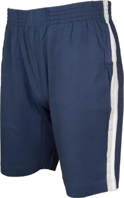Zdjęcie produktu dla Bermudy męskie krótkie spodnie bawełniane sportowe czas wolny log RAGNO SPORT artykuł U097NZ SHORT, 290MF Fancy Prussia melange, I 48 - F 3 - D M - UK 38 - USA M, 85% Bawełna,15% Wiskoza