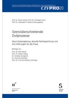 Zdjęcie produktu dla Grenzüberschreitende Zivilprozesse