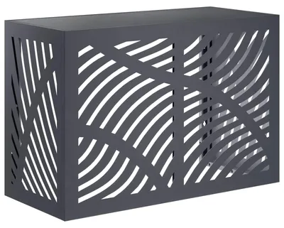 Zdjęcie produktu dla vidaXL Osłona klimatyzacji antracytowa 90 x 40 x 60 cm stalowa