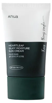 Obrázok produktu pre Anua Heartleaf krém na opaľovanie Silky Moisture Sun Cream SPF50+ PA++++ 50 ml