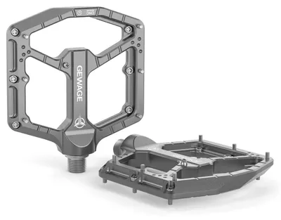 Obrázok produktu pre CNC hliníkové pedále pre horské bicykle, systém s 3 ložiskami, závit 9/16", chromoly monoblok, 14 čapov
