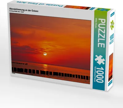 Produktbild von Calvendo Abendstimmung an der Ostsee 1000 Teile Puzzle quer 640x480mm, Woyke Wibke; 7368953