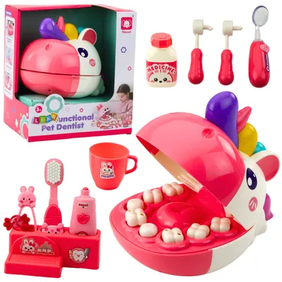 Immagine prodotto di Kit didattico dentista unicorno dentista rosa