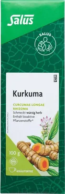 Immagine prodotto di Curcuma Salus, tisana, Curcumae longae rhizoma 100 g