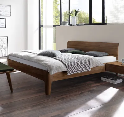 Produktbild von HASENA Komfortbett Xyvola 30 extra hoch Nussbaum 140x200