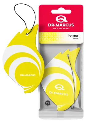Produktbild von Dr. Marcus Sonic, Hängende Lufterfrischer, Hängend, Gelb, Zellulose, Zitrone, 49 Tag(e)