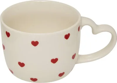 Produktbild von Tasse mit herzmuster valentine - Atmosphera créateur d'intérieur