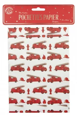 Produktbild von PartyPro Partydekoration Papiertaschen Feuerwehrauto x 8