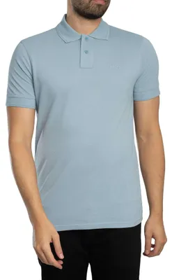 Produktbild von hellblaues 2-Knopf-Poloshirt Boss Orange Prime