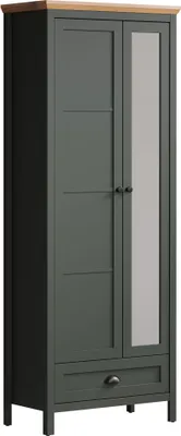 Zdjęcie produktu dla szafa trendteam Stanton zieleń jodły/dąb evoke, wys./szer./gł. ok. 77/198/39 cm
