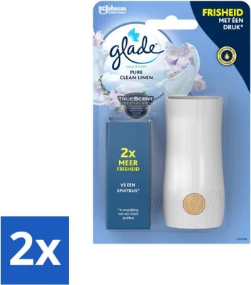 Zdjęcie produktu dla Glade - Holder Touch & Fresh - Pure clean linen - 10 ml - Value pack - 2 szt