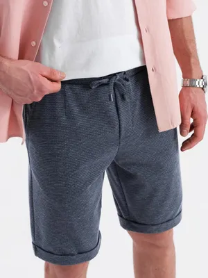 Obrázek produktu pro Ombre Clothing Pánské plátěné kraťasy Atini navy XL