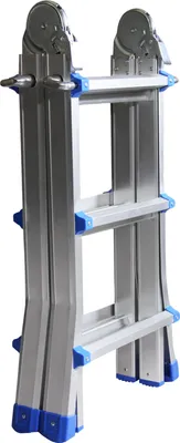 Produktbild von Teleskopleiter Mehrzweckleiter Treppenleiter Klappleiter Leiter verstellbar T1- 4x3 Sprossen